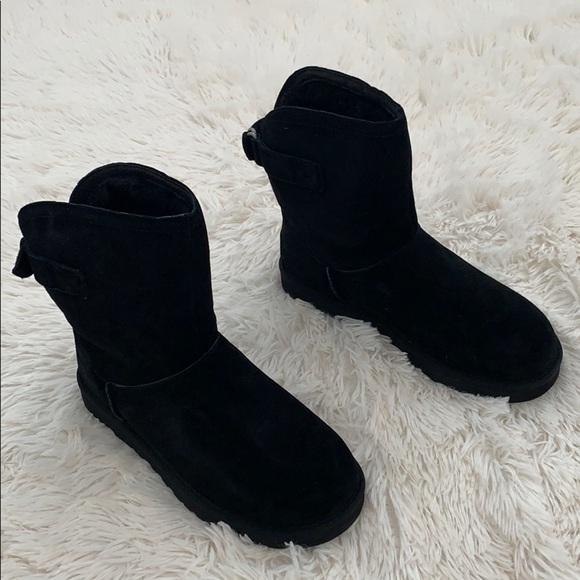 NWB UGG remora black Shearling Winter Boots - Picture 5 of 7